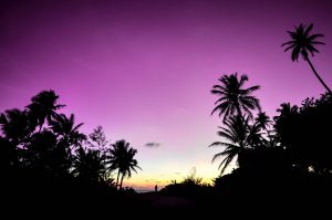 Malediwy - zachód słońca